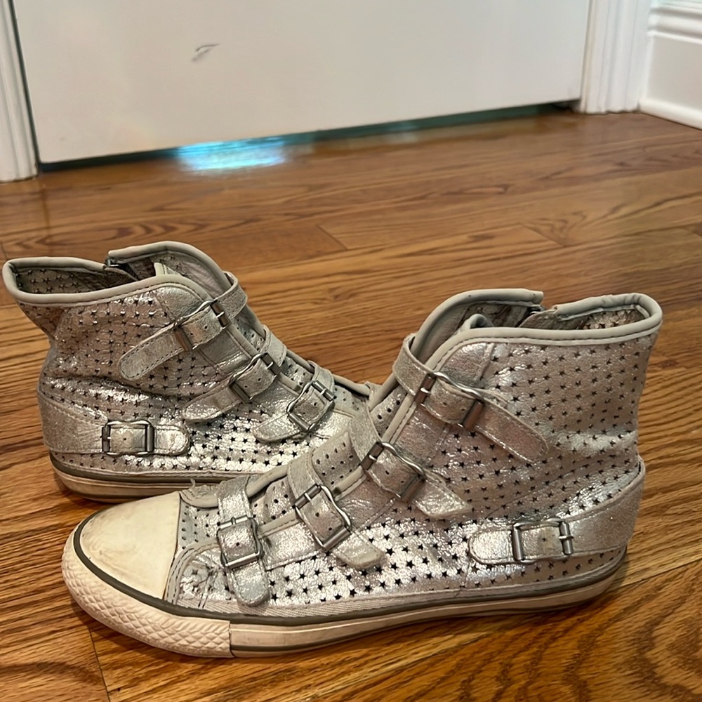 Silver Star High Top Sneakers